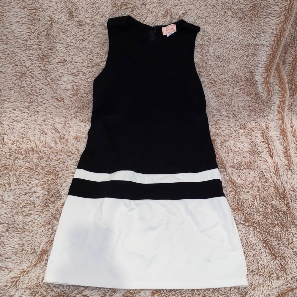 Black and white dress